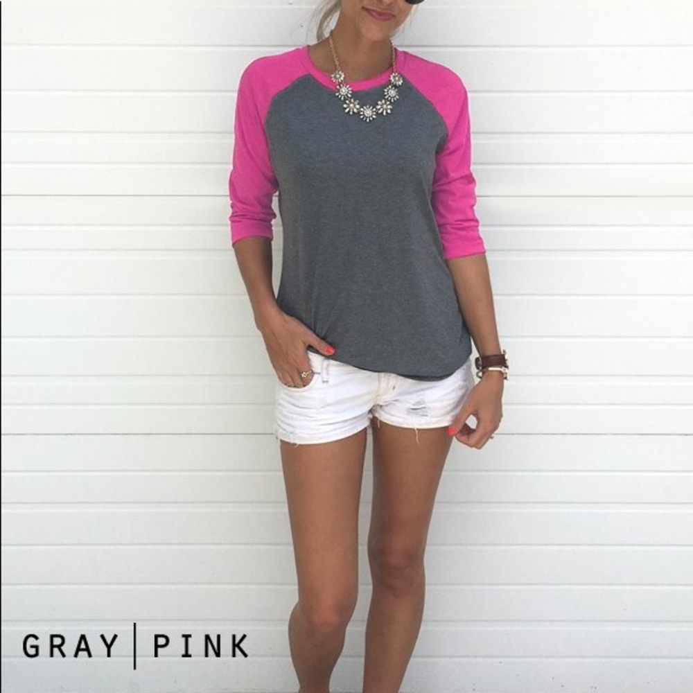 NWOT Soft Triblend Raglan